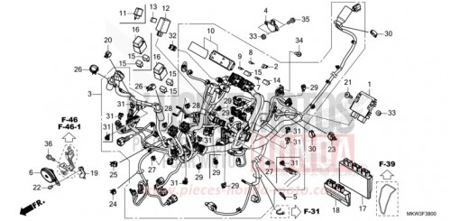 WIRE HARNESS NC750XDM de 2021